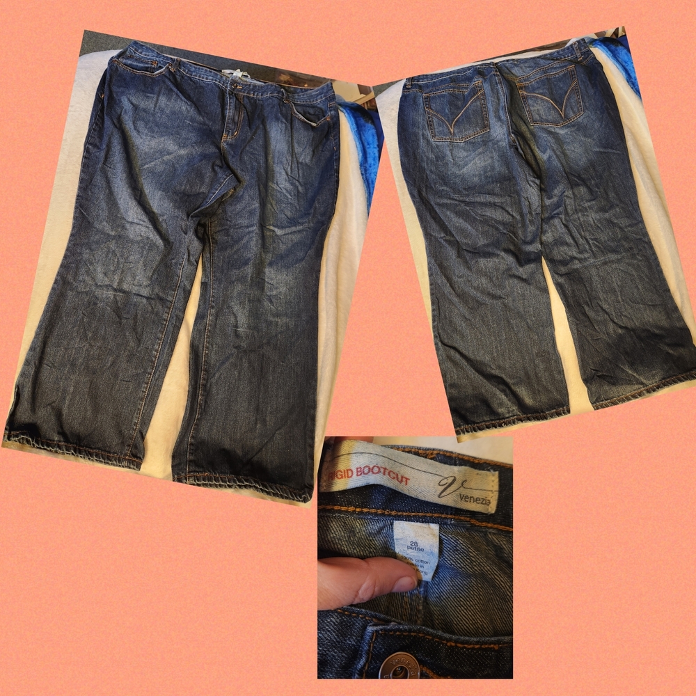 Venezia Dark Blue Boot Cut Jeans